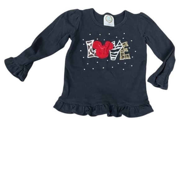 Mickey Mouse Girls 4T Black Shirt - Picture 1 of 3